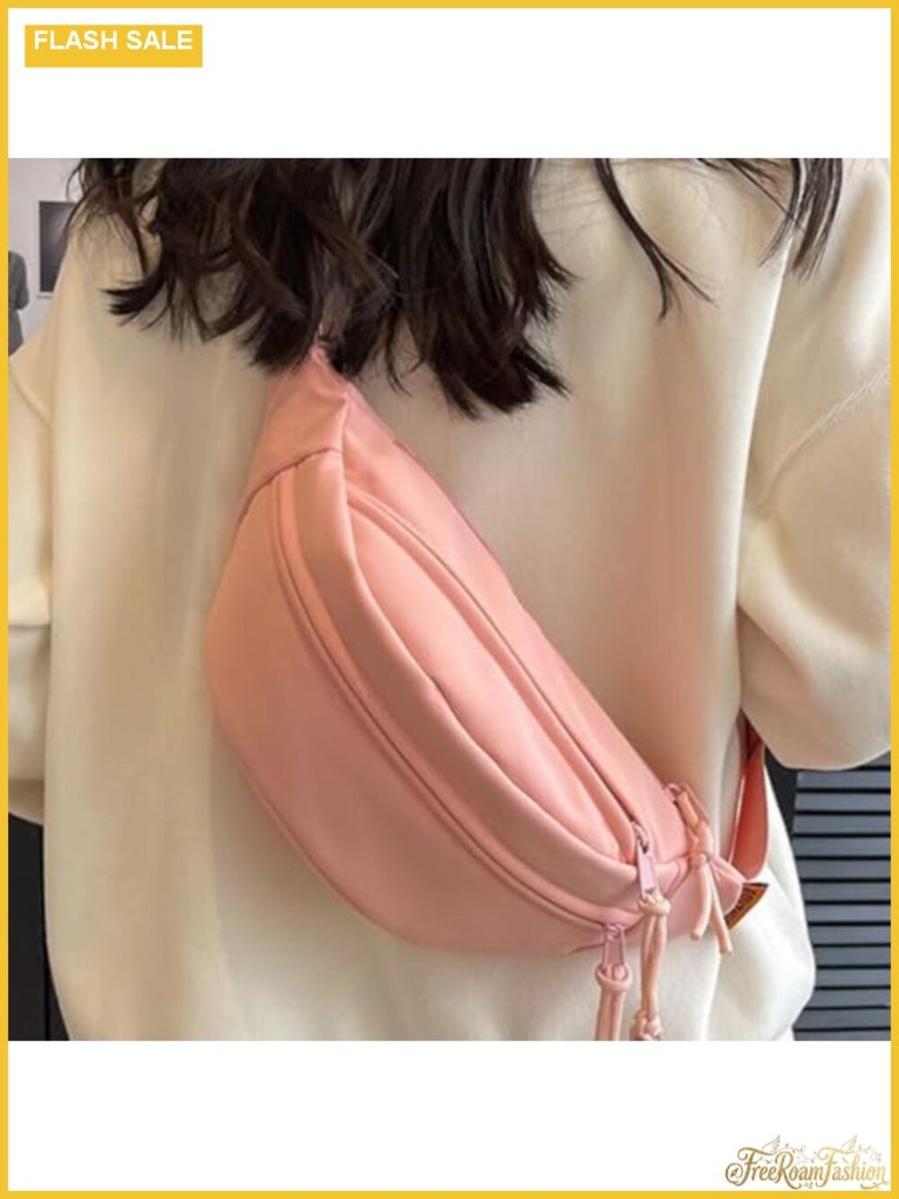 Crossbody Bag Fanny Pack Waist Bag Adjustable Strap Travel Running Hiking